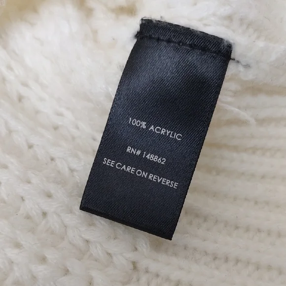 Torrid White Cable Knit Sweater Open Keyhole Tie Back 1X - Picture 7 of 11